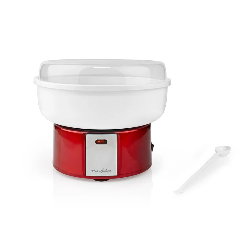 Suikerspinmachine 500W - Rood / Wit