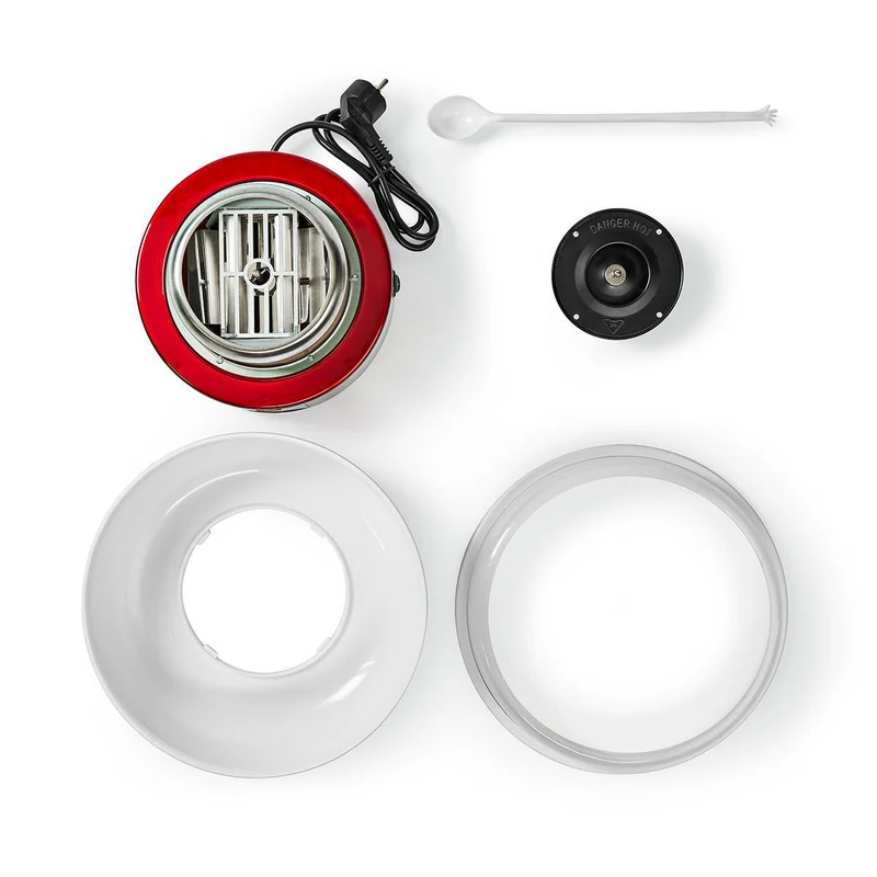 Suikerspinmachine 500W - Rood / Wit