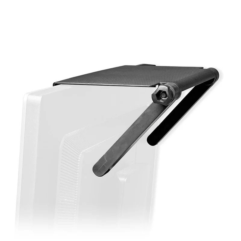 Monitor-Bovenplank Apparaat: Desktop / Notebook - Zwart - Kunststof