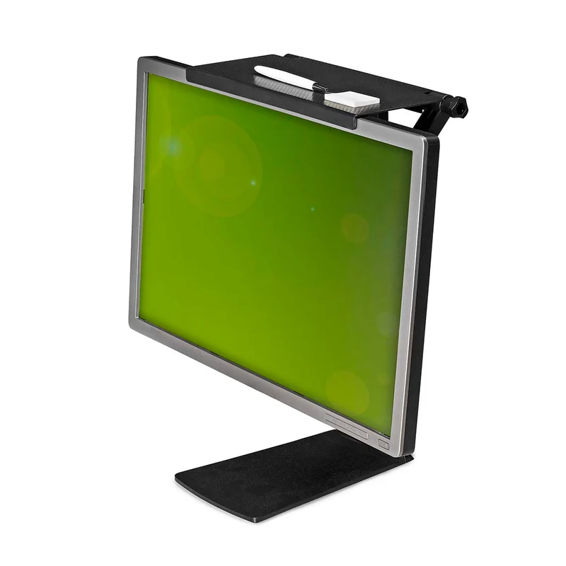 Monitor-Bovenplank Apparaat: Desktop / Notebook - Zwart - Kunststof