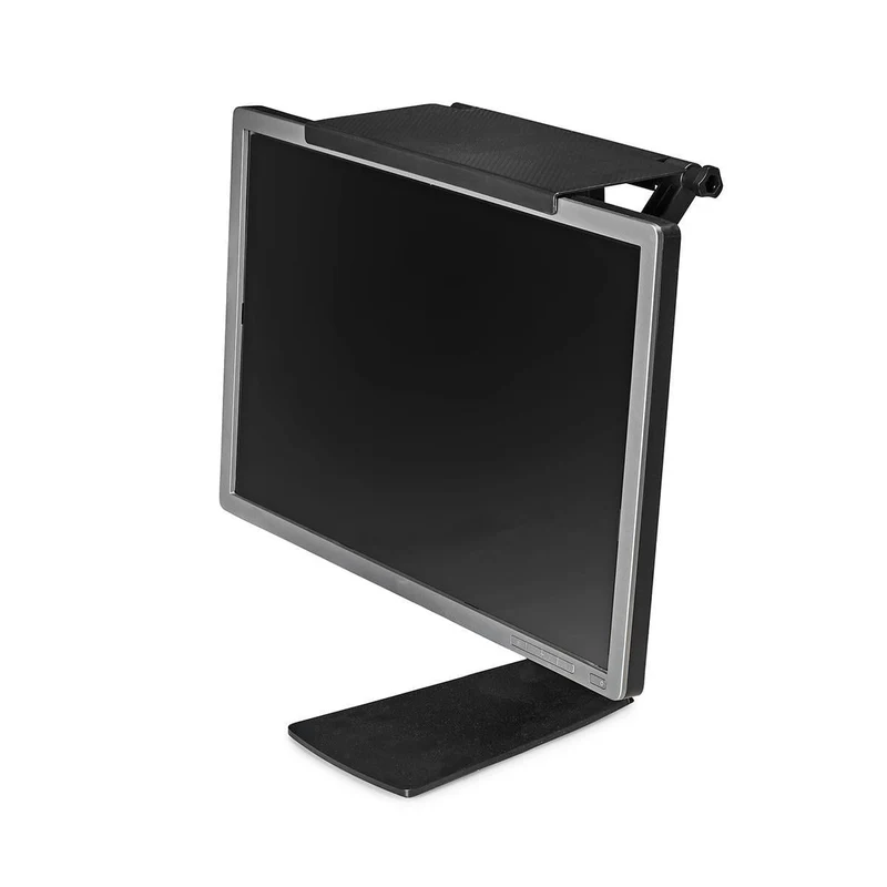 Monitor-Bovenplank Apparaat: Desktop / Notebook - Zwart - Kunststof