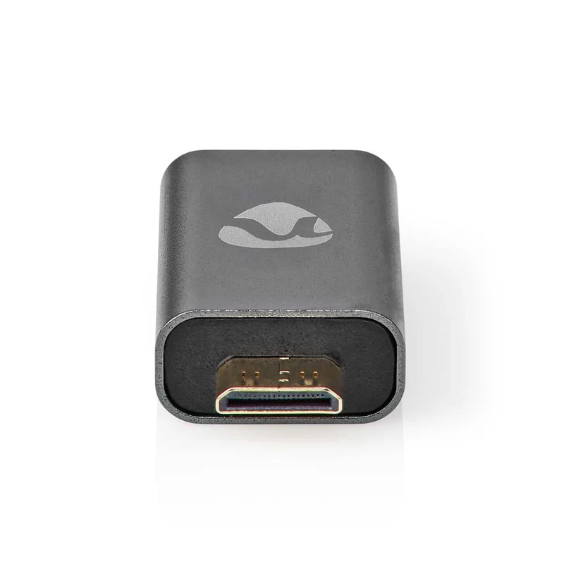 HDMI™-Adapter HDMI™ Male / HDMI™ Mini-Connector - HDMI™ Output - Verguld