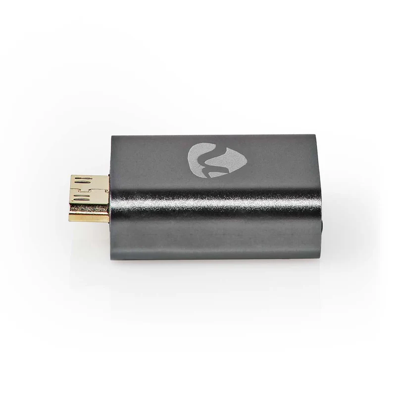 HDMI™-Adapter HDMI™ Male / HDMI™ Mini-Connector - HDMI™ Output - Verguld