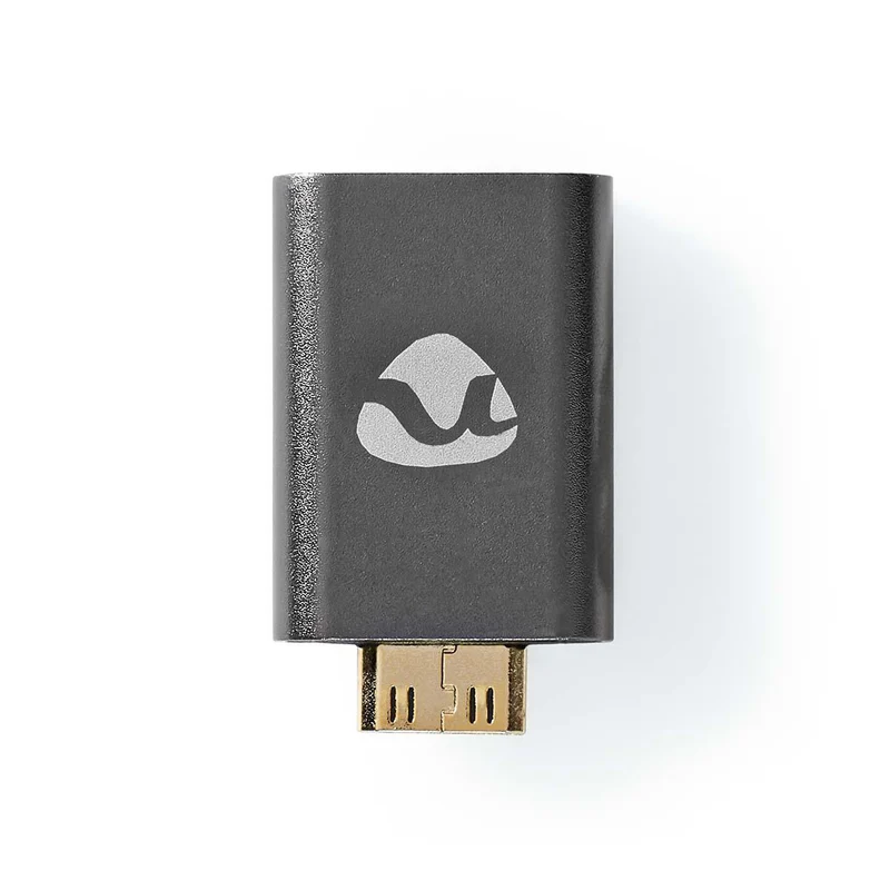 HDMI™-Adapter HDMI™ Male / HDMI™ Mini-Connector - HDMI™ Output - Verguld