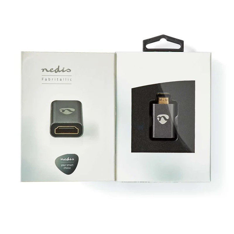 HDMI™-Adapter HDMI™ Male / HDMI™ Mini-Connector - HDMI™ Output - Verguld