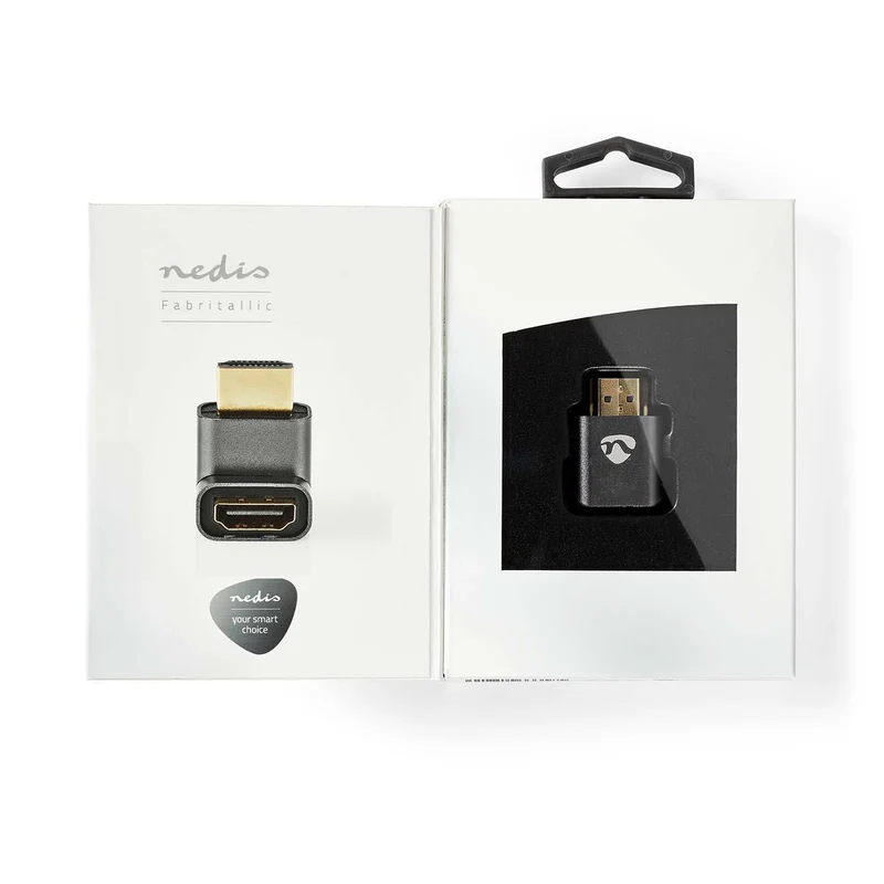 HDMI™-Adapter HDMI™ Connector / HDMI™ Male - HDMI™ Output - Verguld