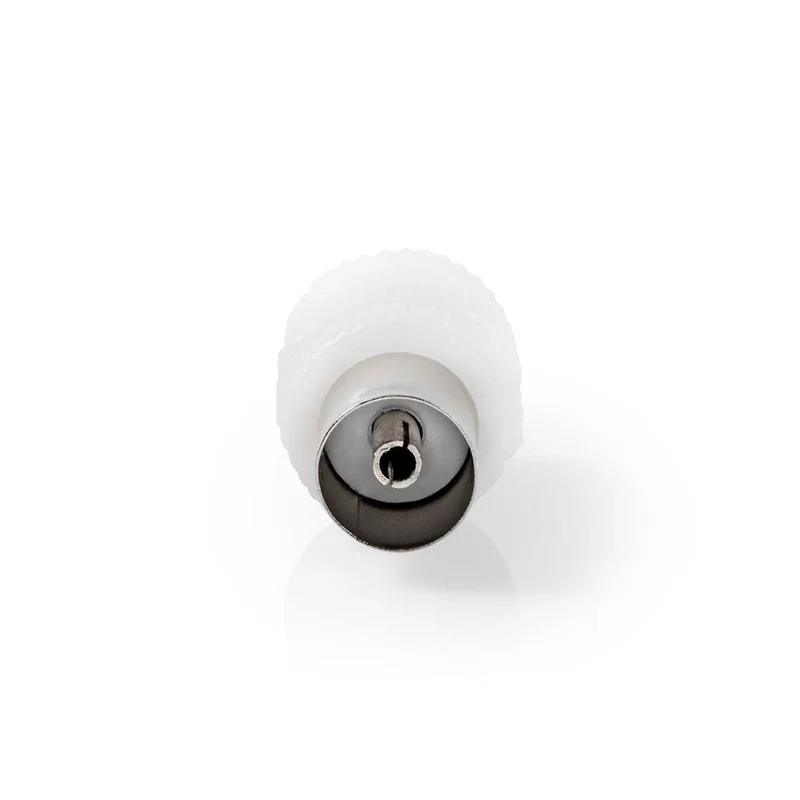 IEC (Coax) Connector Recht - Female / Male - Vernikkeld