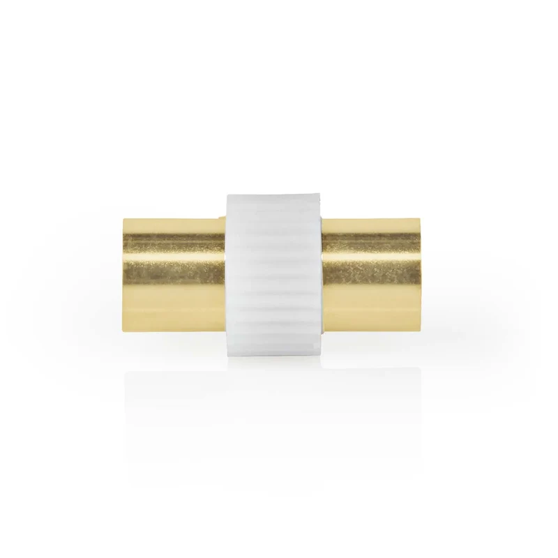 Satelliet- en Antenne-Adapter IEC (Coax) Male - IEC (Coax) Male - Verguld