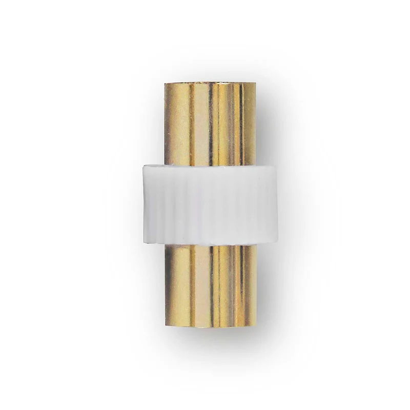 Satelliet- en Antenne-Adapter IEC (Coax) Male - IEC (Coax) Male - Verguld
