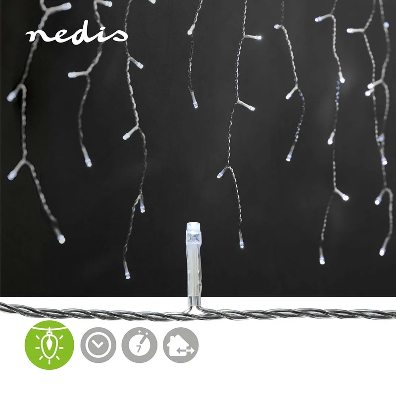 Decoratieve IJspegel Verlichting 360 LED's - Koel Wit - 9.00m