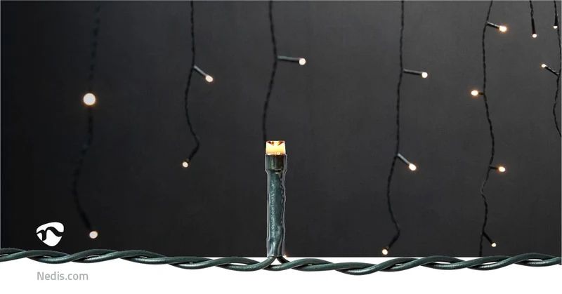 Decoratieve IJspegel Verlichting 360 LED's - Warm Wit - 9.00m