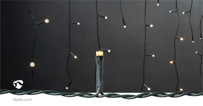 Decoratieve IJspegel Verlichting 180 LED's - Warm Wit - 5.90m