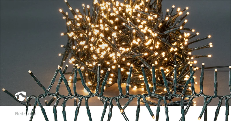 Kerstverlichting Cluster - 768 LED's - Warm Wit