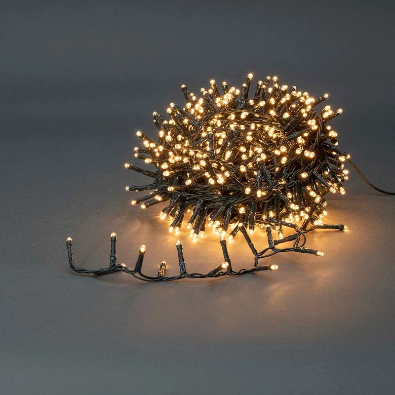 Kerstverlichting Compacte cluster - 560 LED's - Warm Wit