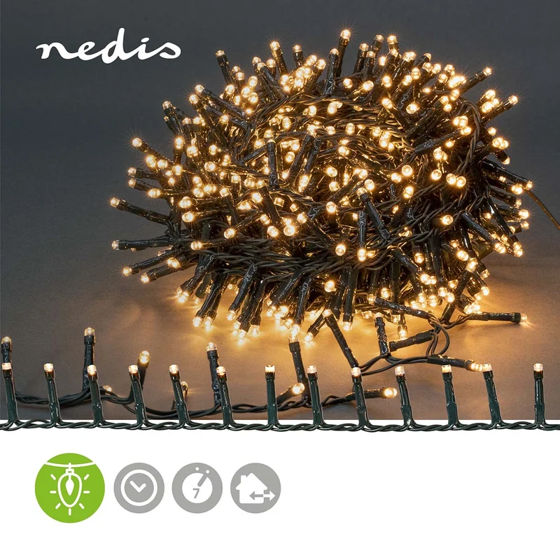 Kerstverlichting Compacte cluster - 560 LED's - Warm Wit