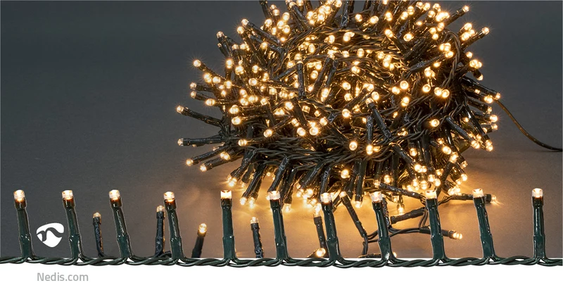 Kerstverlichting Compacte cluster - 400 LED's - Warm Wit