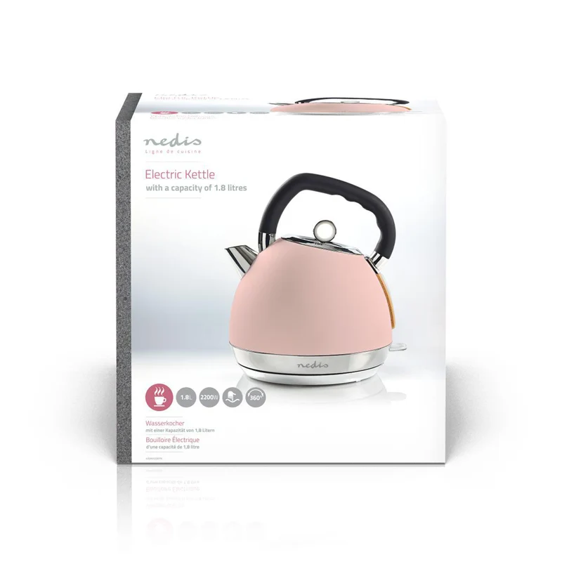 Waterkoker 1.8l - Soft-Touch - 360 graden draaibaar