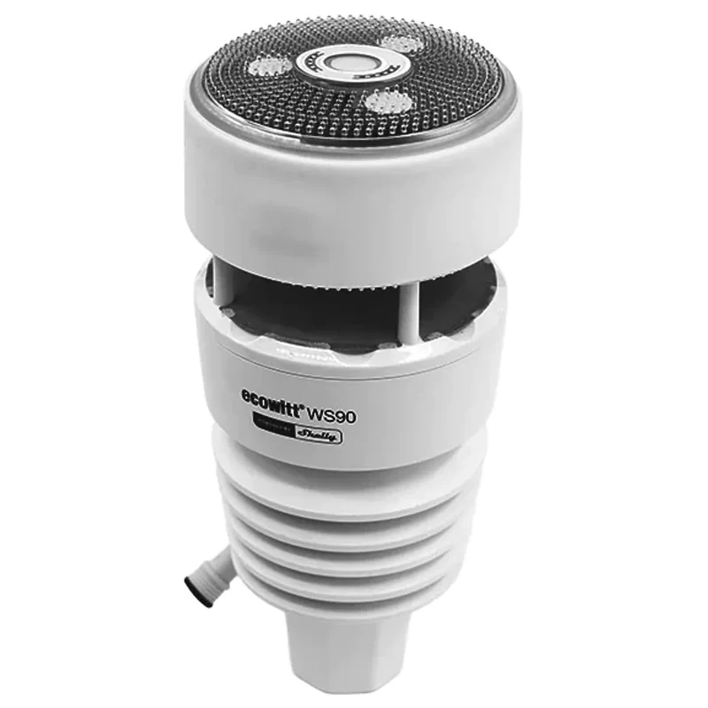 Ecowitt Estação Meteorológica Inteligente 7-em-1 | Solar | Zigbee | Sem Fios - Ecowitt WS90 Powered by Shelly