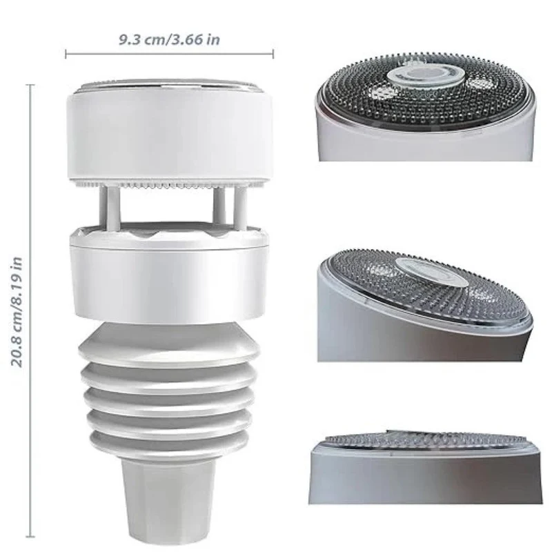 Ecowitt Estação Meteorológica Inteligente 7-em-1 | Solar | Zigbee | Sem Fios - Ecowitt WS90 Powered by Shelly