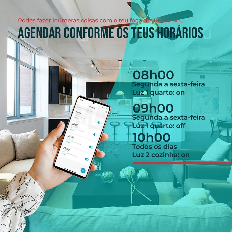 Downlight / Placa / Foco LED Ø115 mm Smart Zigbee (Cores + Branco) Smartify