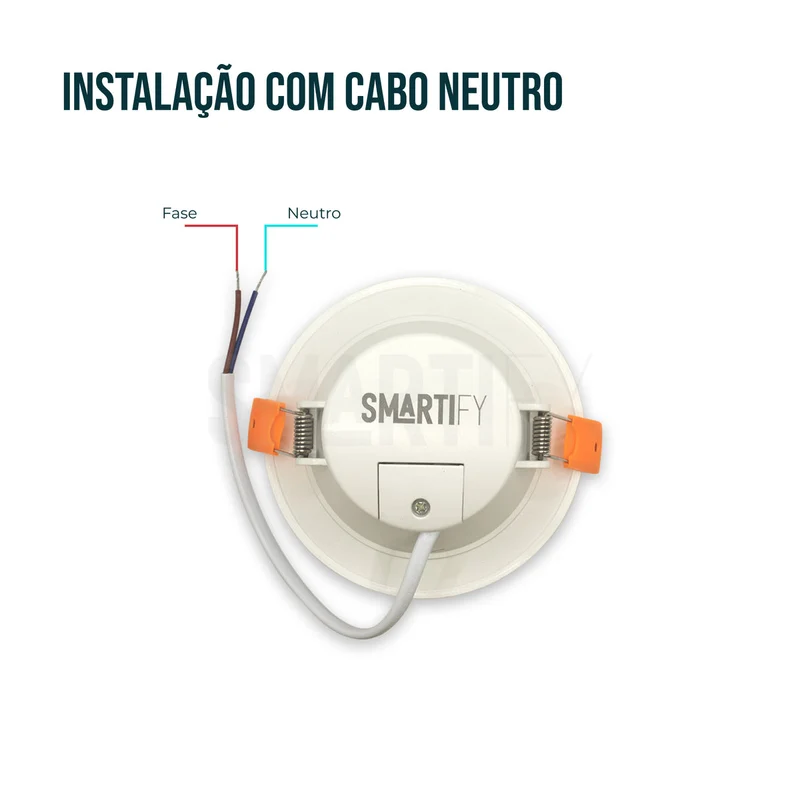 Downlight / Placa / Foco LED Ø115 mm Smart Zigbee (Cores + Branco) Smartify