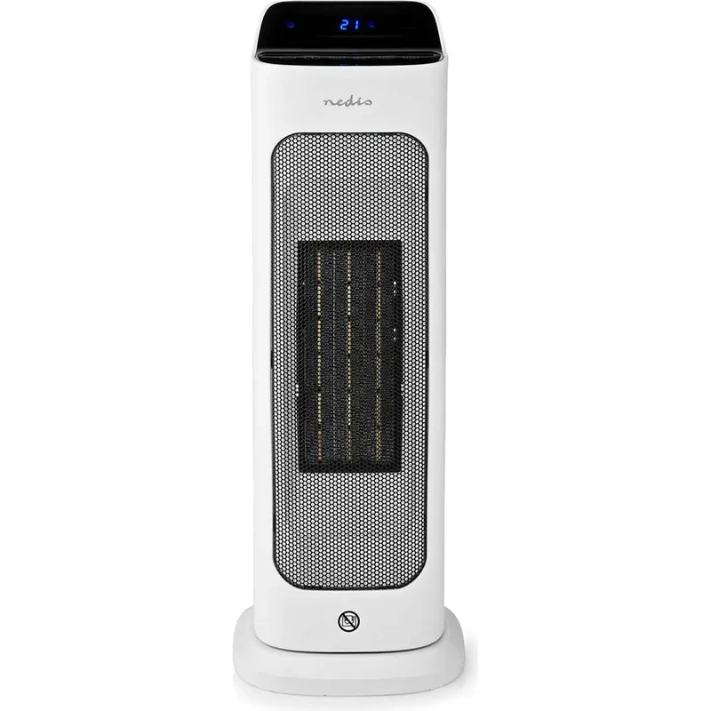 Nedis Radiador cerâmico oscilante 1400/2000W (20m²) inteligente WiFi - compatível c/ Tuya - Nedis HTFA20WTW