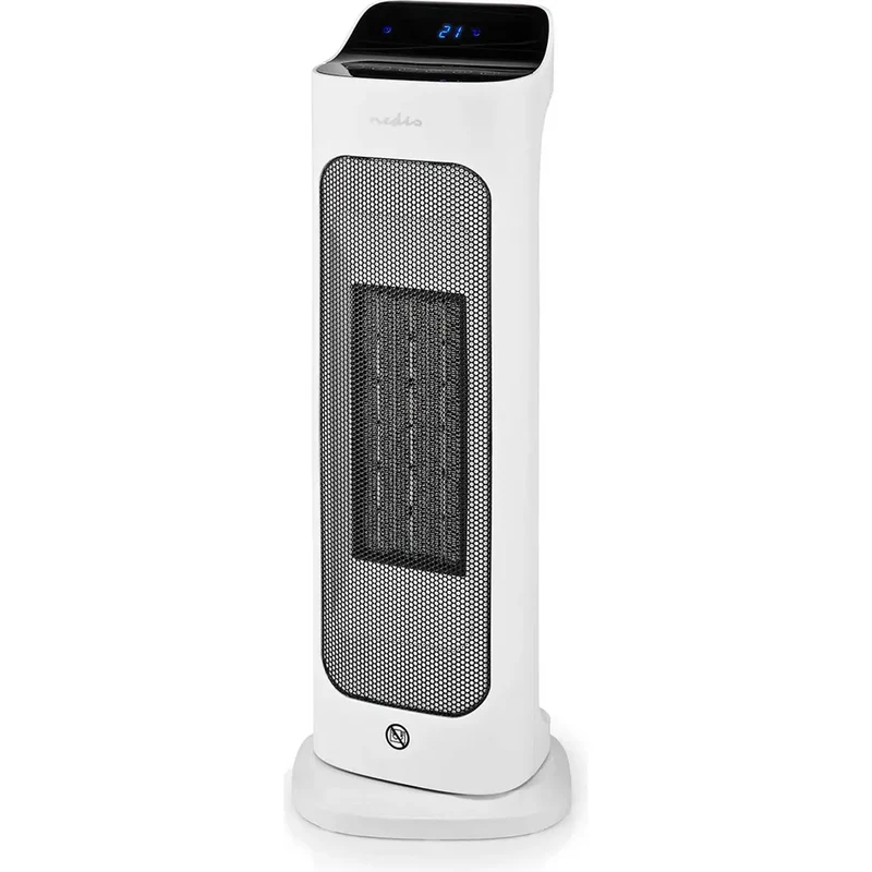 Nedis Radiador cerâmico oscilante 1400/2000W (20m²) inteligente WiFi - compatível c/ Tuya - Nedis HTFA20WTW