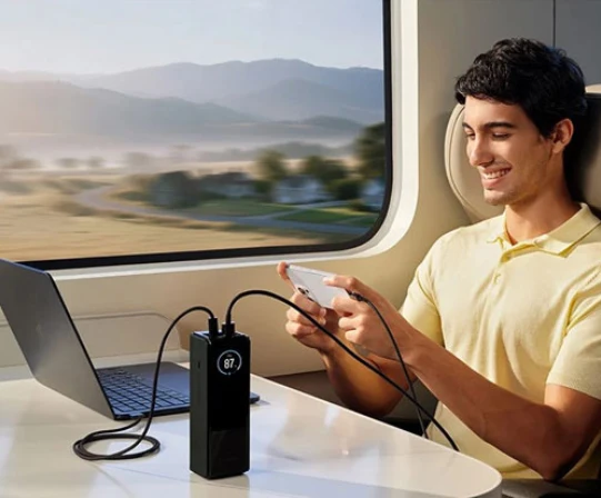 EcoFlow Powerbank 25000mAh 170W em Preto - Ecoflow Rapid Power Bank