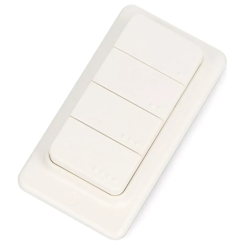 Shelly Comando inteligente de cenários BT/Zigbee, 4 botões - Shelly BLU RC Button 4 ZB