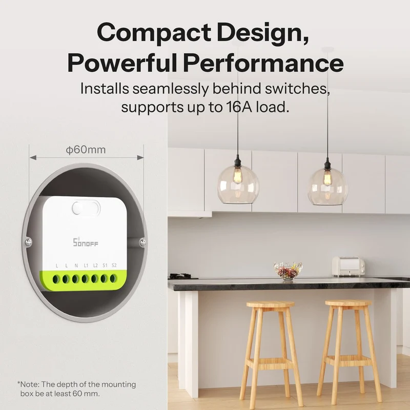 Sonoff Interruptor inteligente Zigbee 3.0 de 2 canais - Sonoff MINI-ZB2GS