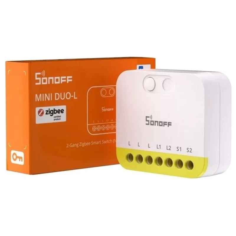 Sonoff módulo inteligente Zigbee 3.0 sem neutro de 2 canais - Sonoff MINI-ZB2G- L