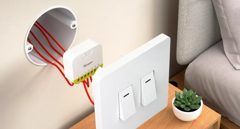 Sonoff módulo inteligente Zigbee 3.0 sem neutro de 2 canais - Sonoff MINI-ZB2G- L