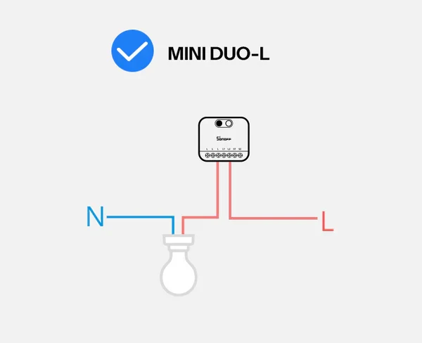 Sonoff módulo inteligente Zigbee 3.0 sem neutro de 2 canais - Sonoff MINI-ZB2G- L