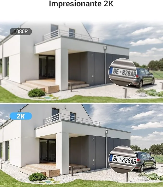 Ezviz Kit Video-porteiro Bi-familiar inteligente WiFi / 2 Fios c/ câmara 2K + Leitor RFID + 2x monitores 7- Ezviz HP7 2 Kit