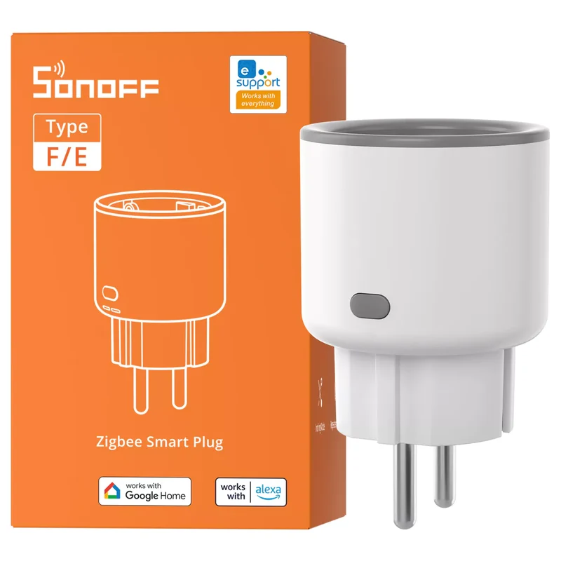 Sonoff Tomada Inteligente Zigbee 16A com Medidor de Consumo - Sonoff S60ZBTPF