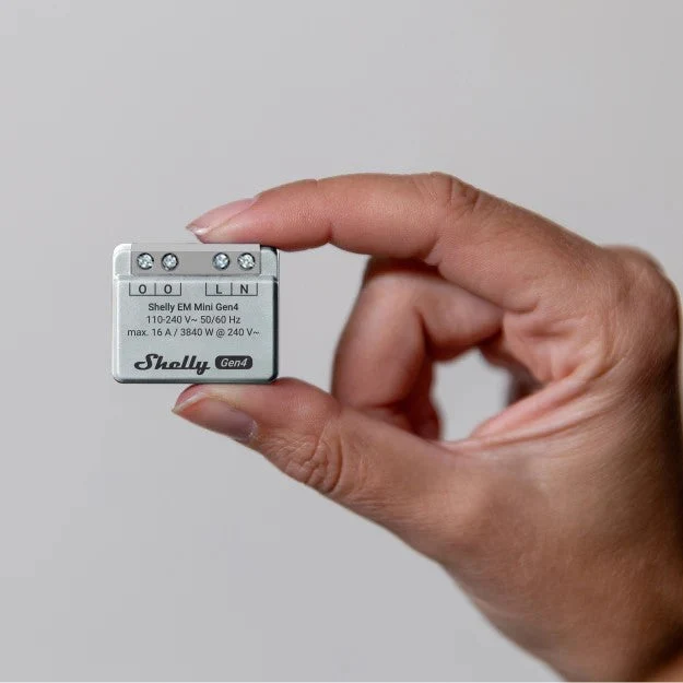 Shelly Medidor Inteligente de Consumo de Energia até 16 A - Shelly EM Mini Gen4