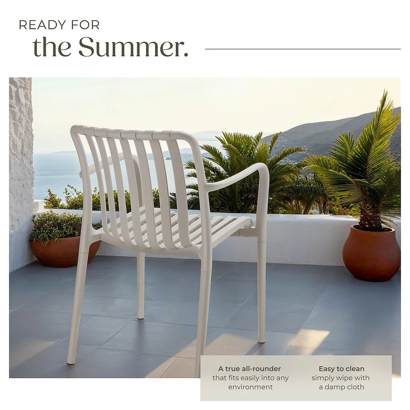 Tectake Garden Chairs Alcudia Set of 2