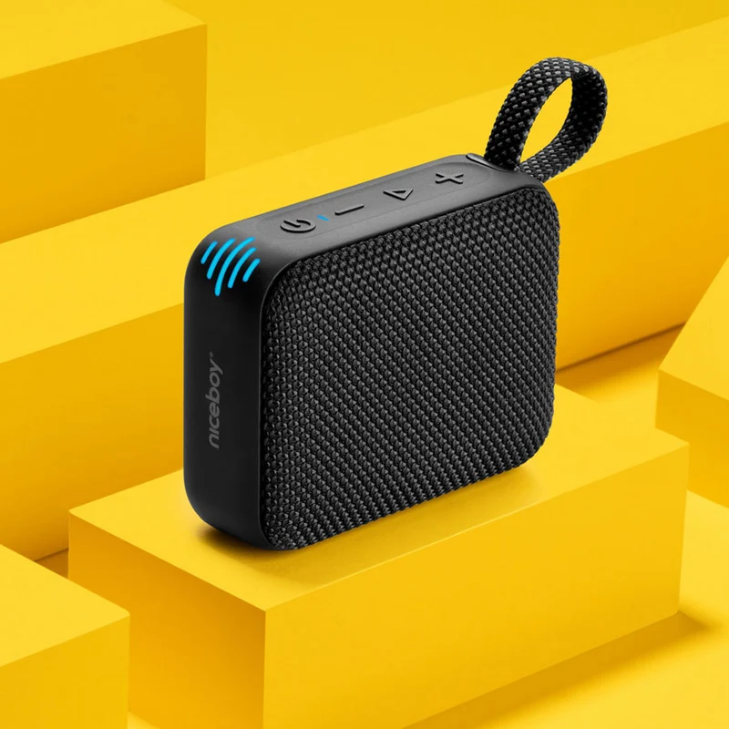 Niceboy Atom 4 Bluetooth Højtaler med FM radio, sort