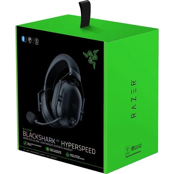 Razer Blackshark V2 Hyperspeed Gaming Headset, Black