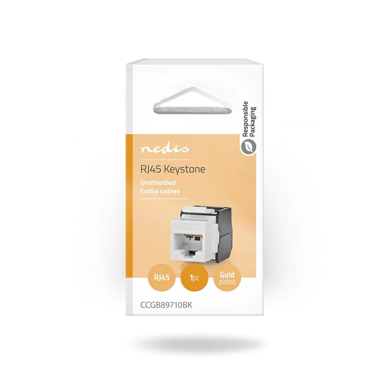 Keystone CAT6a / Keystone - RJ45 Female - ABS