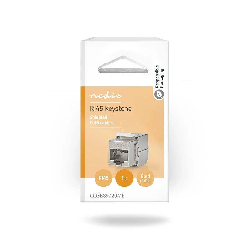 Keystone CAT6a / Keystone - RJ45 Female - ABS