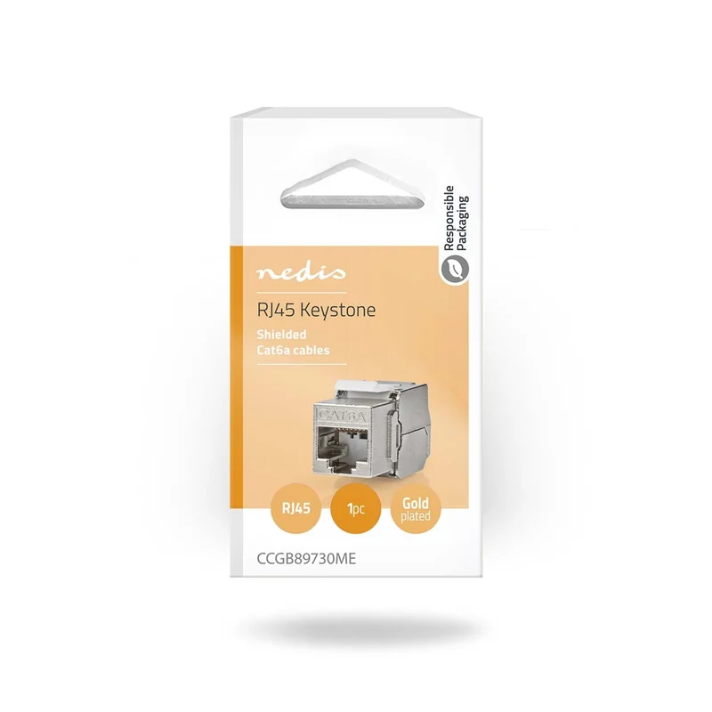 Keystone CAT6a / Keystone - RJ45 Female - ABS