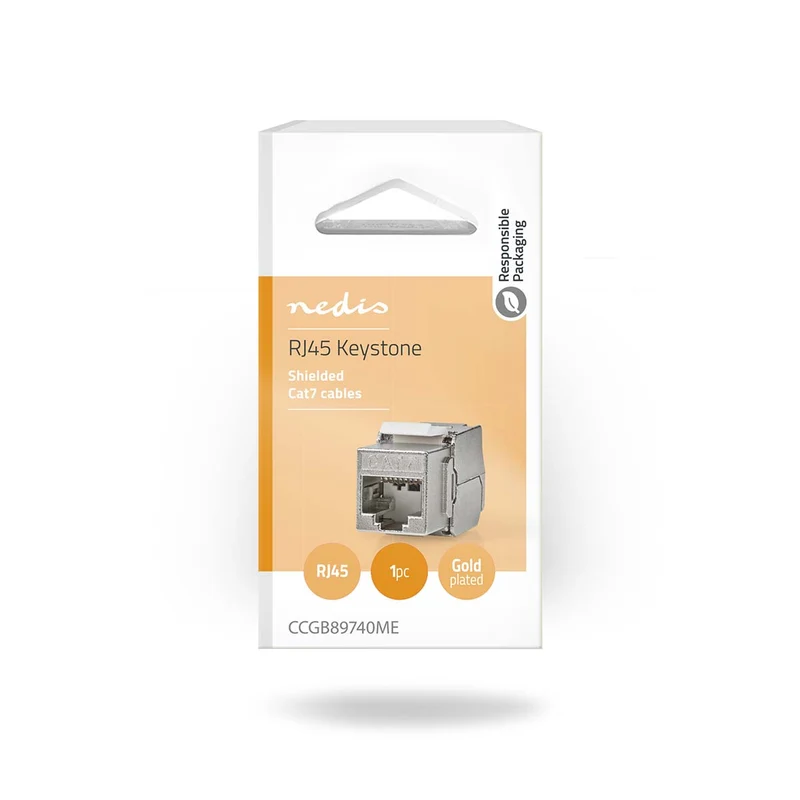 Keystone CAT6a / Keystone - RJ45 Female - ABS