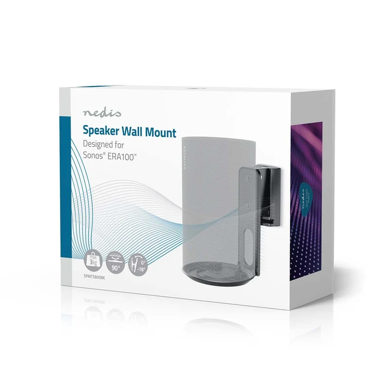 Speakerbeugel Geschikt voor: Sonos® Era100 - Wand - 3