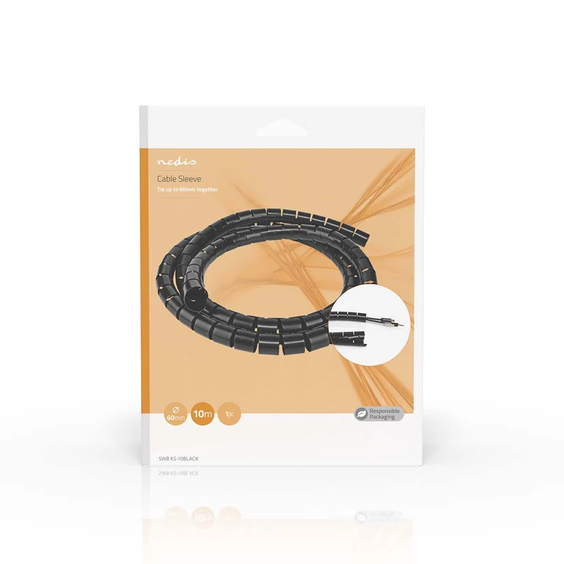 Kabelmanagement Spiraalvormige sleeve - 1 Stuks - PVC