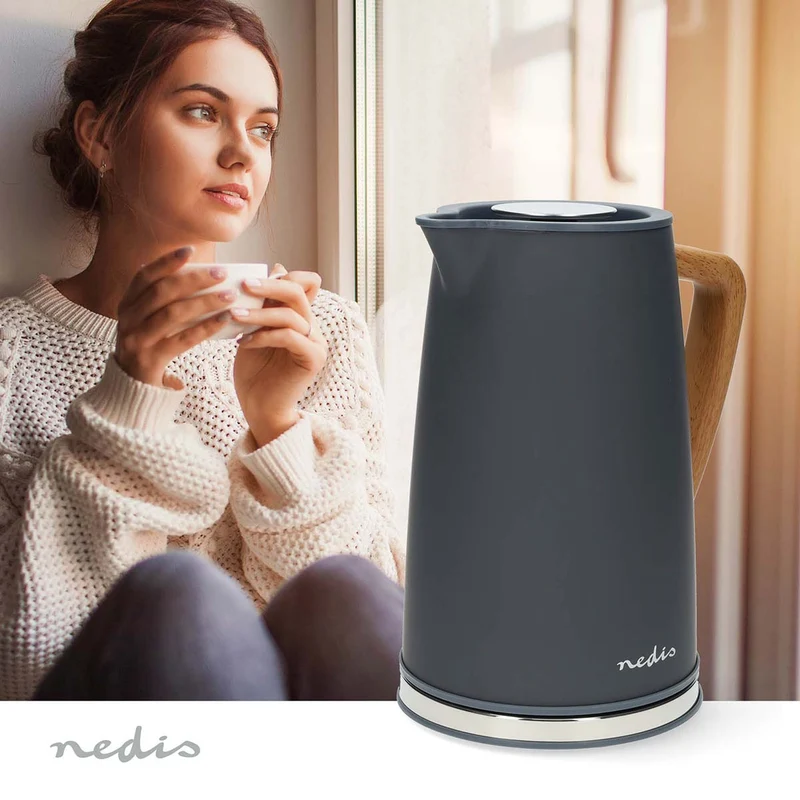 Waterkoker 1.7l - Soft-Touch - 360 graden draaibaar