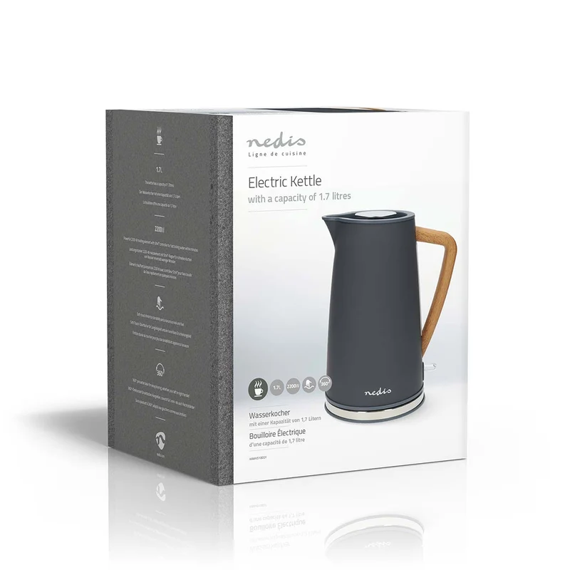 Waterkoker 1.7l - Soft-Touch - 360 graden draaibaar