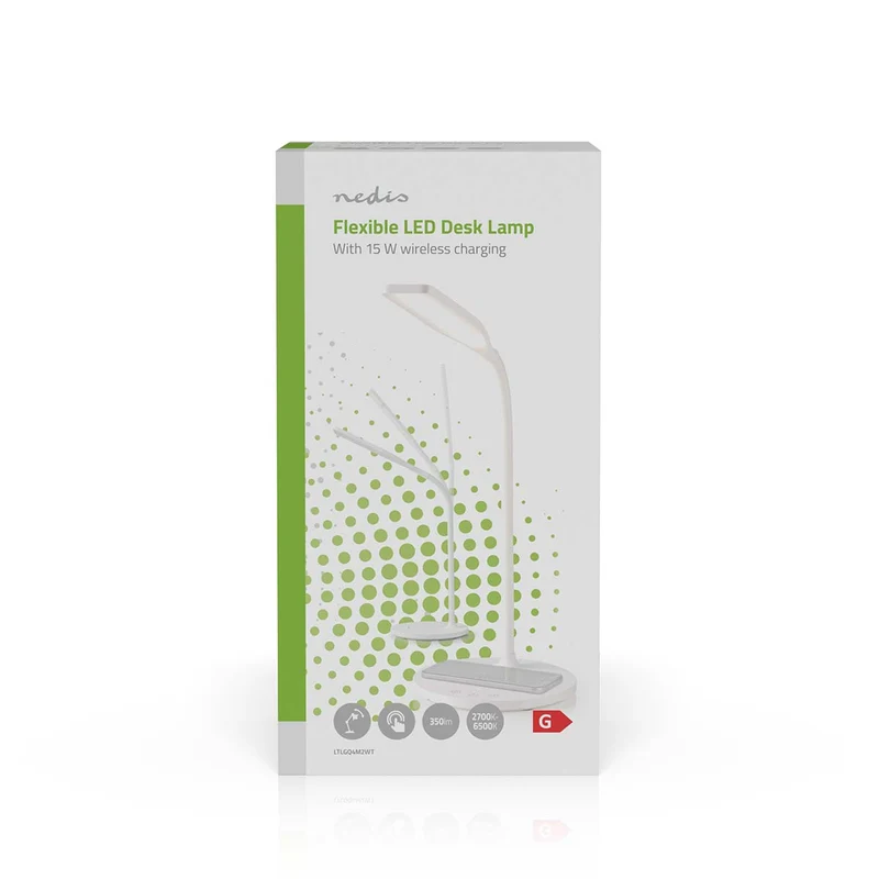 LED-Bureaulamp met Draadloze Lader Dimmer - Op Product - LED / Qi - 15W