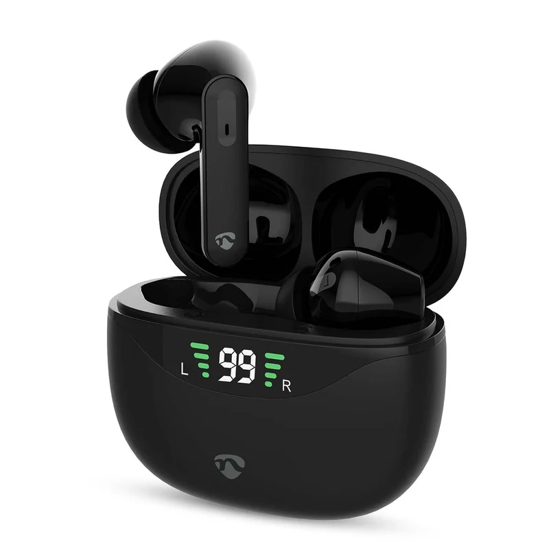 Volledig Draadloze Oordopjes ANC (Active Noise Cancelling) - Bluetooth® - Batterij 1 werkingstijd standaard verbruik: 1800 min