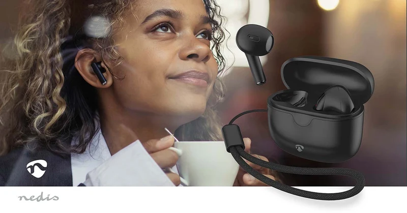 Volledig Draadloze Oordopjes Bluetooth® - Batterij 1 werkingstijd standaard verbruik: 960 min - Aanraakbediening